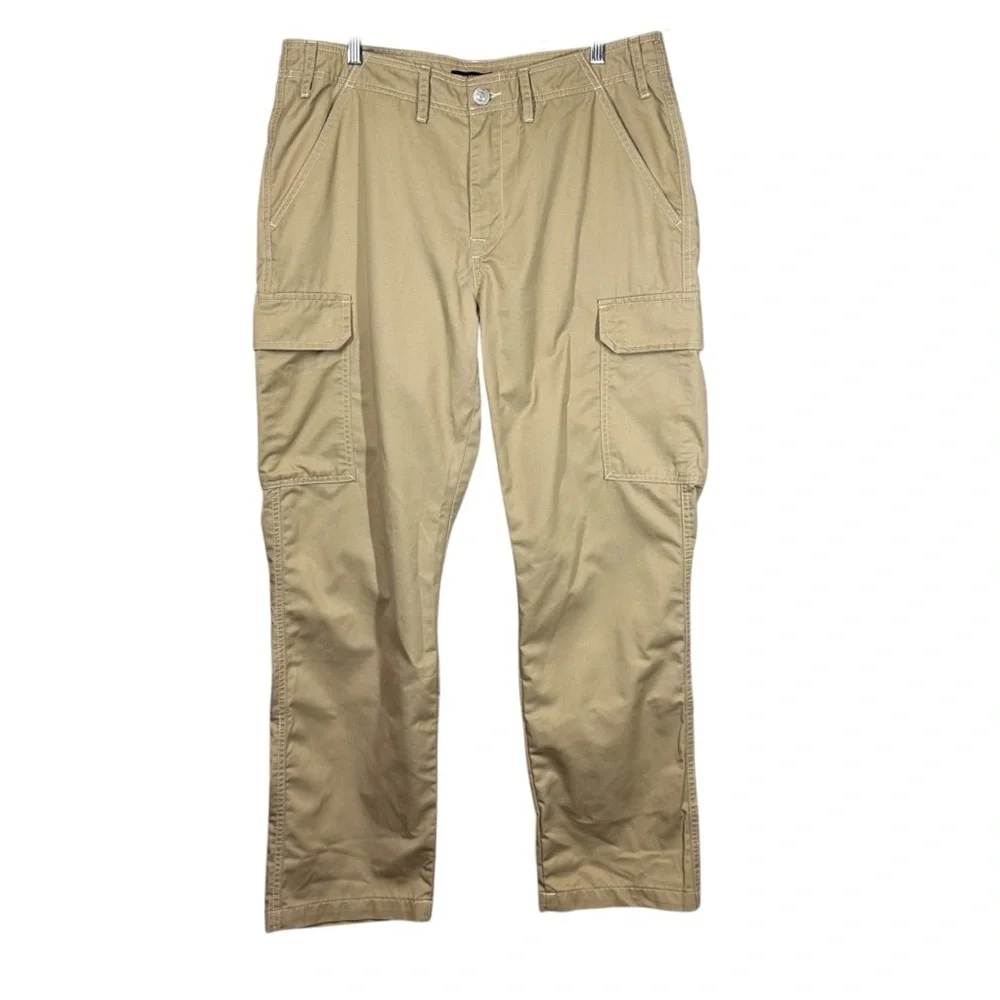 TRUE RELIGION Men's 33 Travertine colored Lightweight Cargo Pants